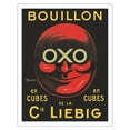 thumbnail image 1 of OXO Brand - Bouillon Stock Cubes - Liebig Co. - Vintage Advertising Poster by Leonetto Cappiello c.1911 - Fine Art Matte Paper Print (Unframed) 11x14in, 1 of 4