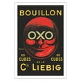 thumbnail image 1 of OXO Brand - Bouillon Stock Cubes - Liebig Co. - Vintage Advertising Poster by Leonetto Cappiello c.1911 - Fine Art Matte Paper Print (Unframed) 30x44in, 1 of 4