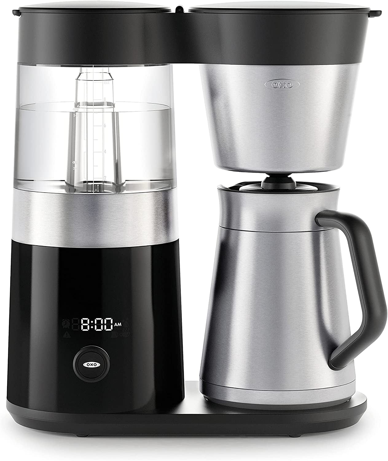OXO 9-Cup Stainless Steel Drip Coffee Maker with Stainless Steel Carafe  8710100 - The Home Depot