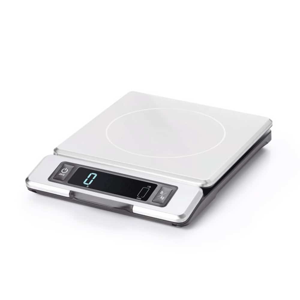 Stainless Steel 11-Pound Digital Food Scale with Pull-Out Display