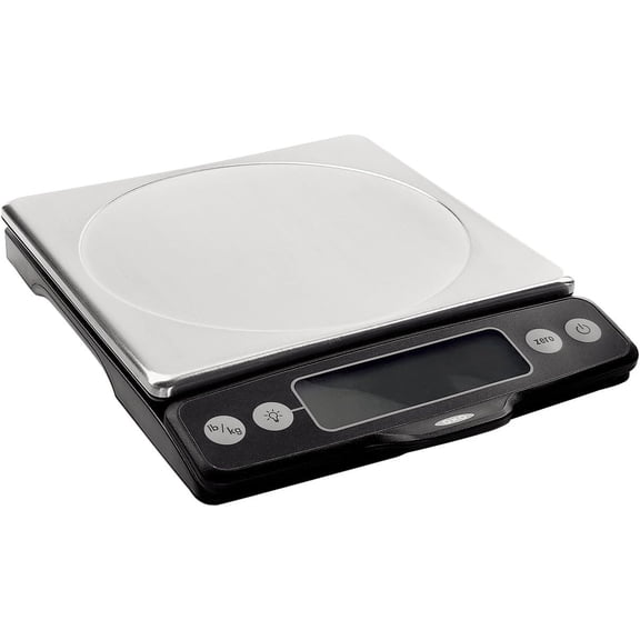 OXO Good Grips 11-lb Stainless Steel Food Scale w/ Pull-Out Display, Digital Kitchen Scale for Baking & Cooking