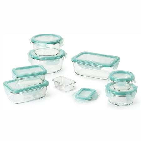 OXO - Good Grips 16 Piece Smart Seal Glass Container Set - Clear