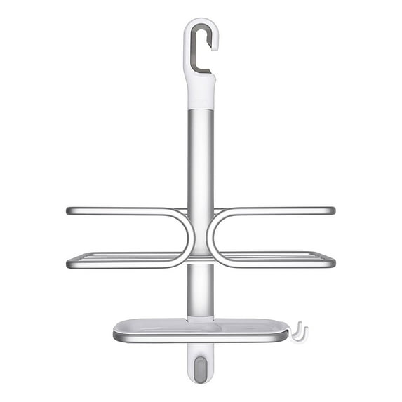 OXO Good Grips 2 Tier Aluminum Non Slip Shower Caddy Storage Organizer