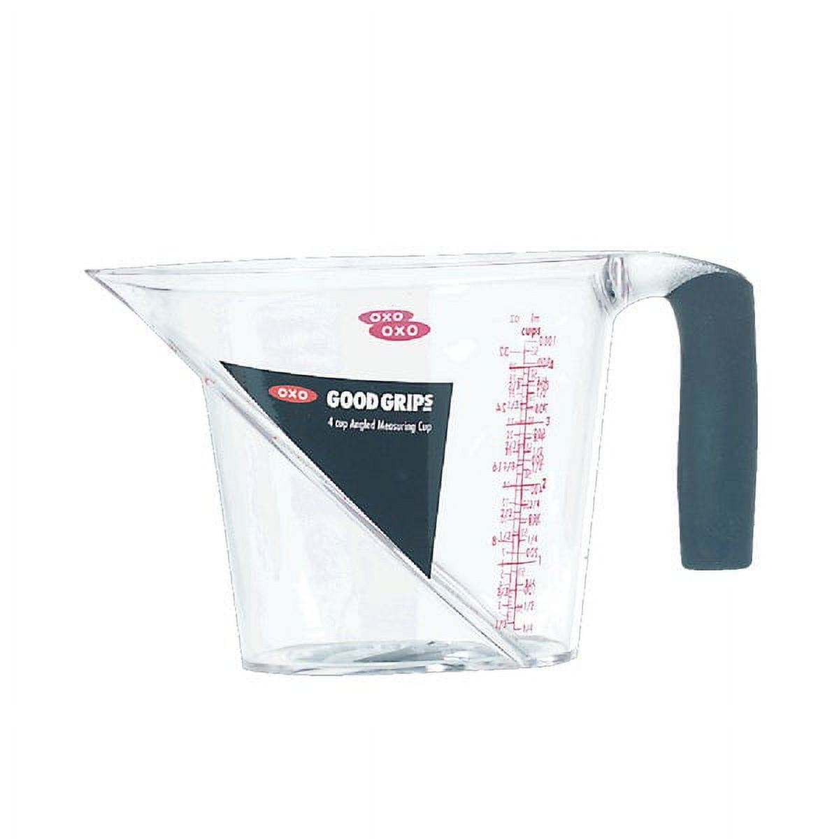 New Good Grips Kitchen 2 Cup Angled Measuring Cup with Non Slip Handle  Clear