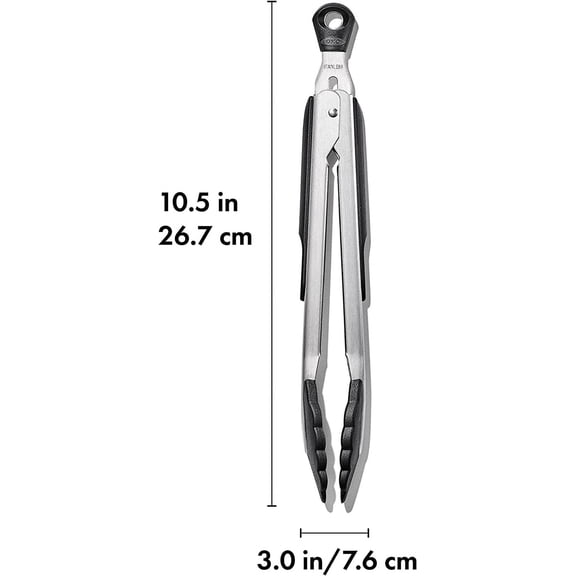 OXO Good Grips 9-Inch Locking Tongs with Nylon Heads