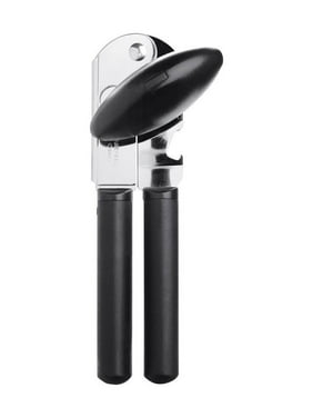 OXO Good Grips Chrome Black/Silver Rubber/Stainless Steel Manual Can Opener