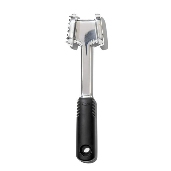 OXO Good Grips Meat Tenderizer - Die Cast, Non-Slip Grip - Black, 1.85" x 2.45" x 9.75"