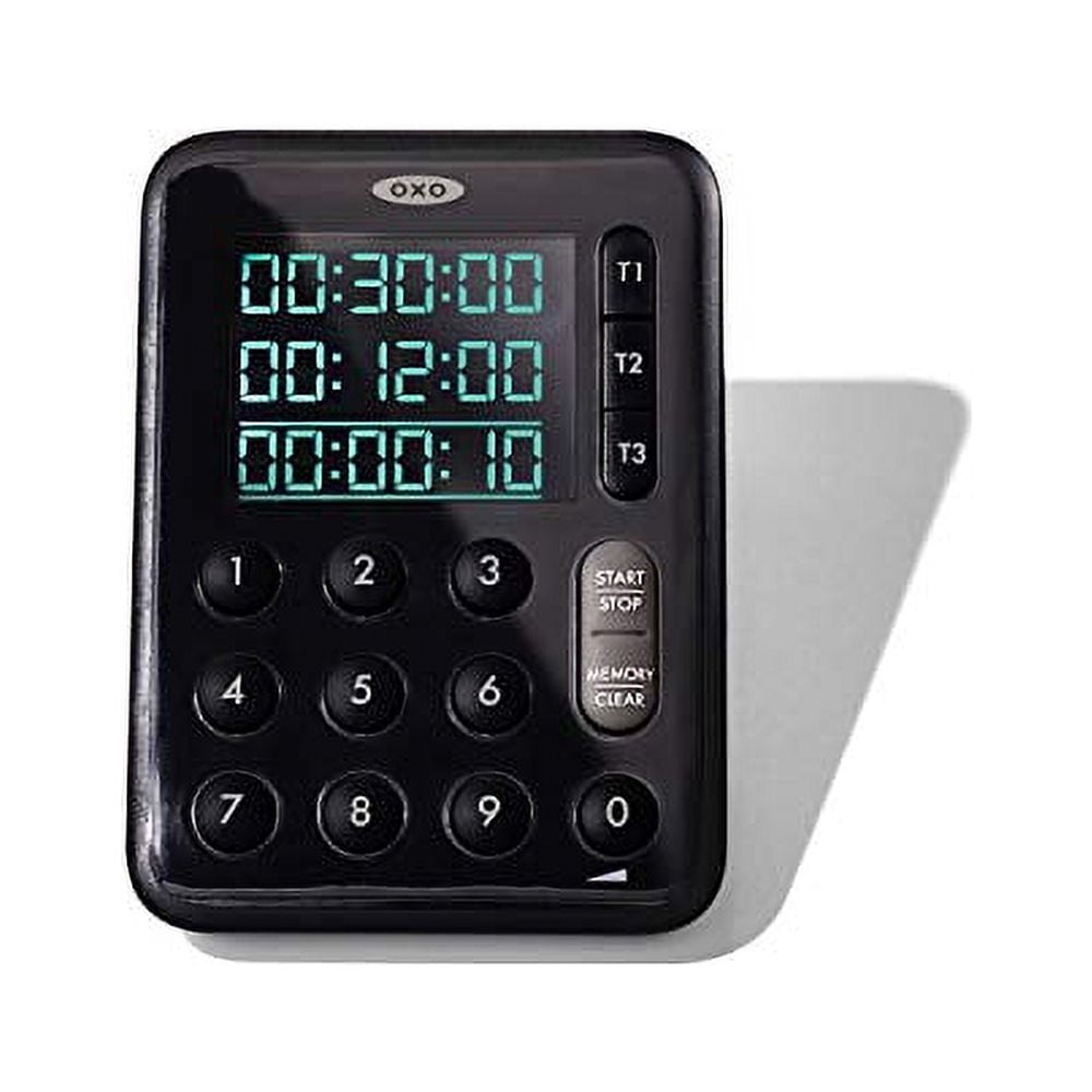 OXO Good Grips Digital Triple Kitchen Timer - Black - Walmart.com