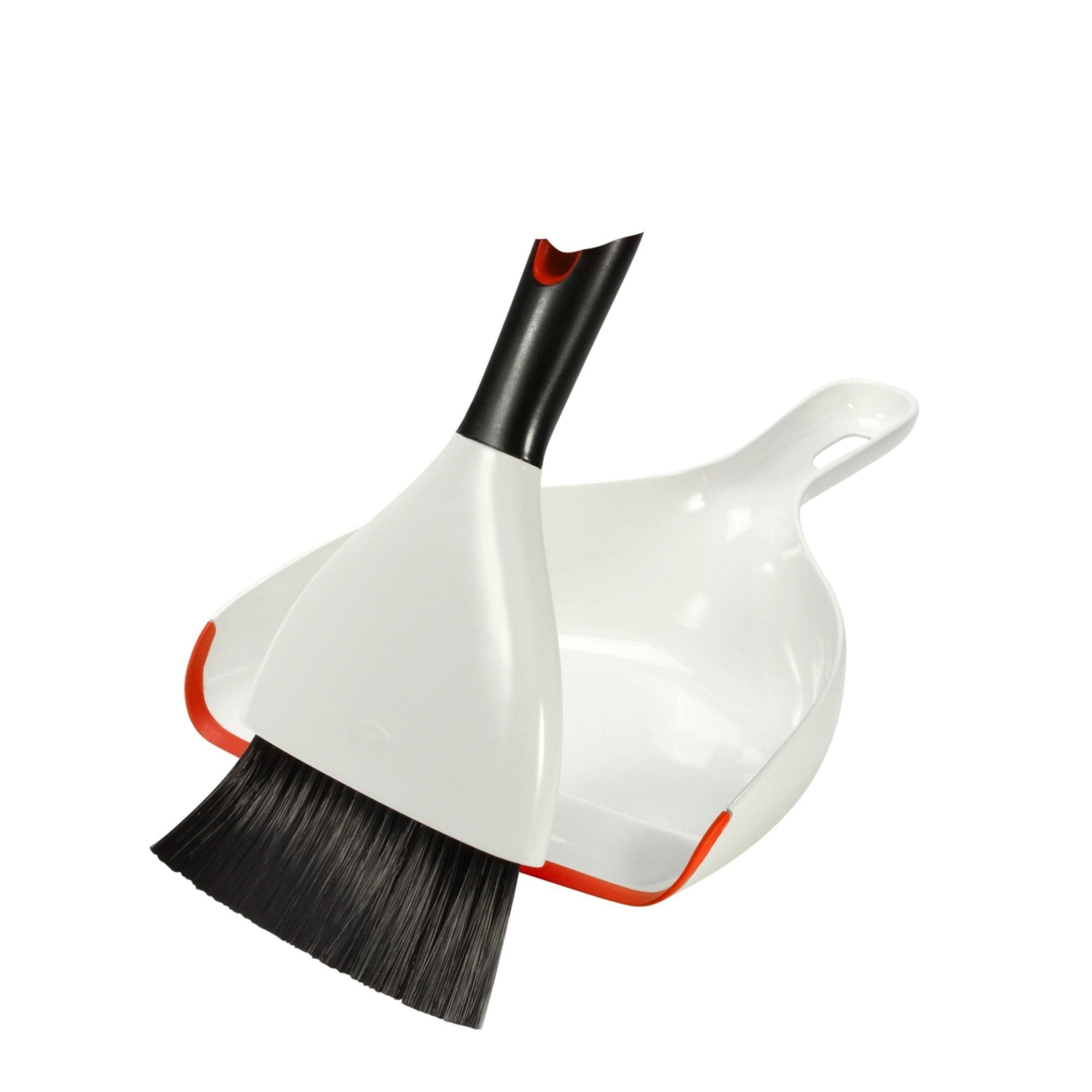 OXO, Dustpan and Brush Set, Rubber Handle, White, Household