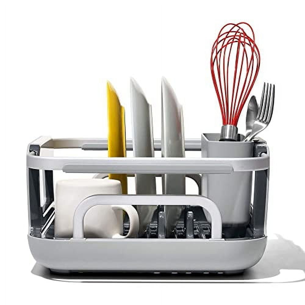 OXO Good Grips Extendable Over-The-Sink Aluminum Dish Rack - Walmart.com