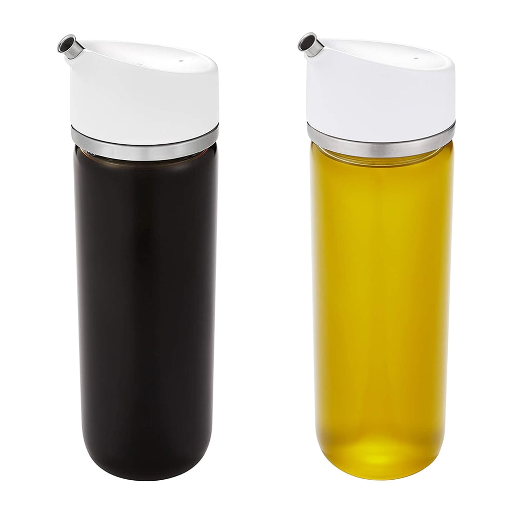OXO Good Grips Precision Pour 12 Ounce Oil & Vinegar Glass Dispenser Set 