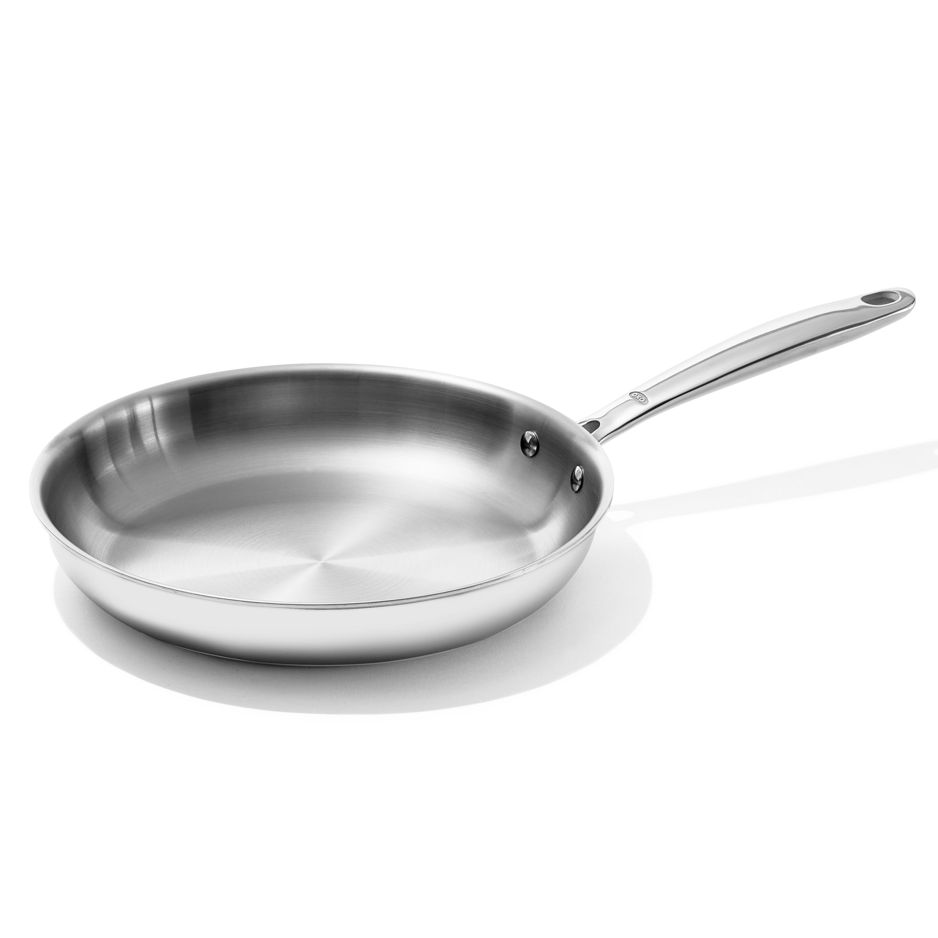 OXO Good Grips Pro Tri Ply Stainless Steel Dishwasher Safe Nonstick Frying  Pan Skillet, 12 Inch 