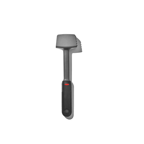 OXO Meat Tenderizer Black: Meat Mallet & Pounder, Dishwasher-Safe, 9.65" Height, 2.4" Width
