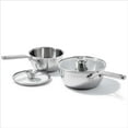 thumbnail image 1 of OXO Mira 4 Piece Oven Safe Stainless Steel Cookware Set, Silver, 1 of 8