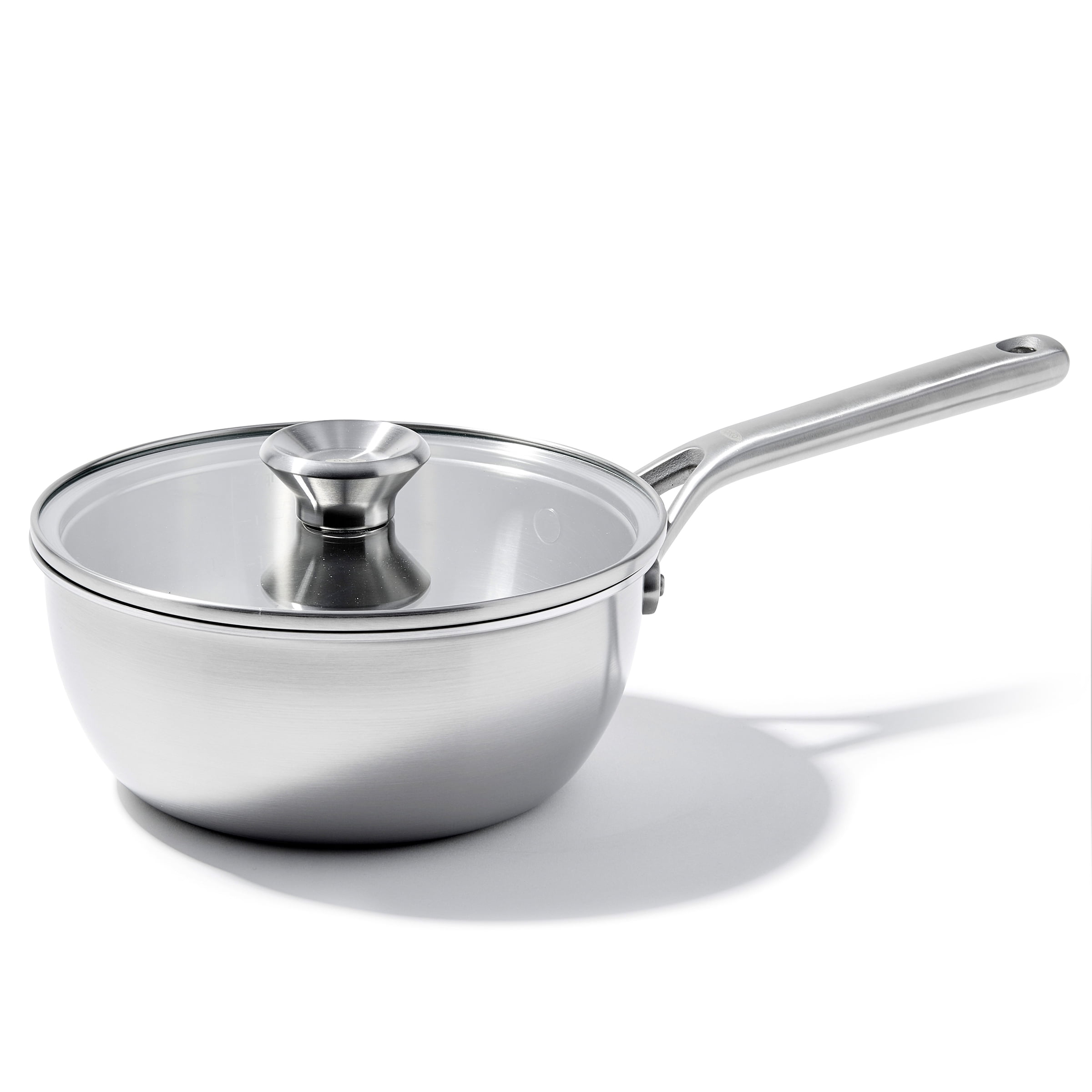 OXO Mira Tri-Ply Stainless Steel 3.75Qt Chef's Pan with Lid