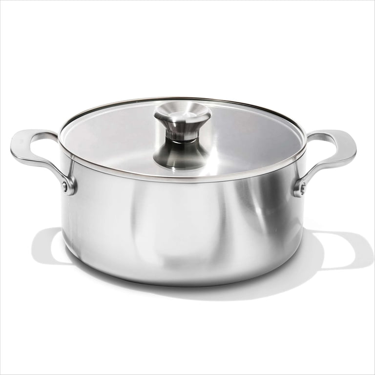 OXO Mira Tri-Ply Stainless Steel 5Qt Stock Pot with Lid