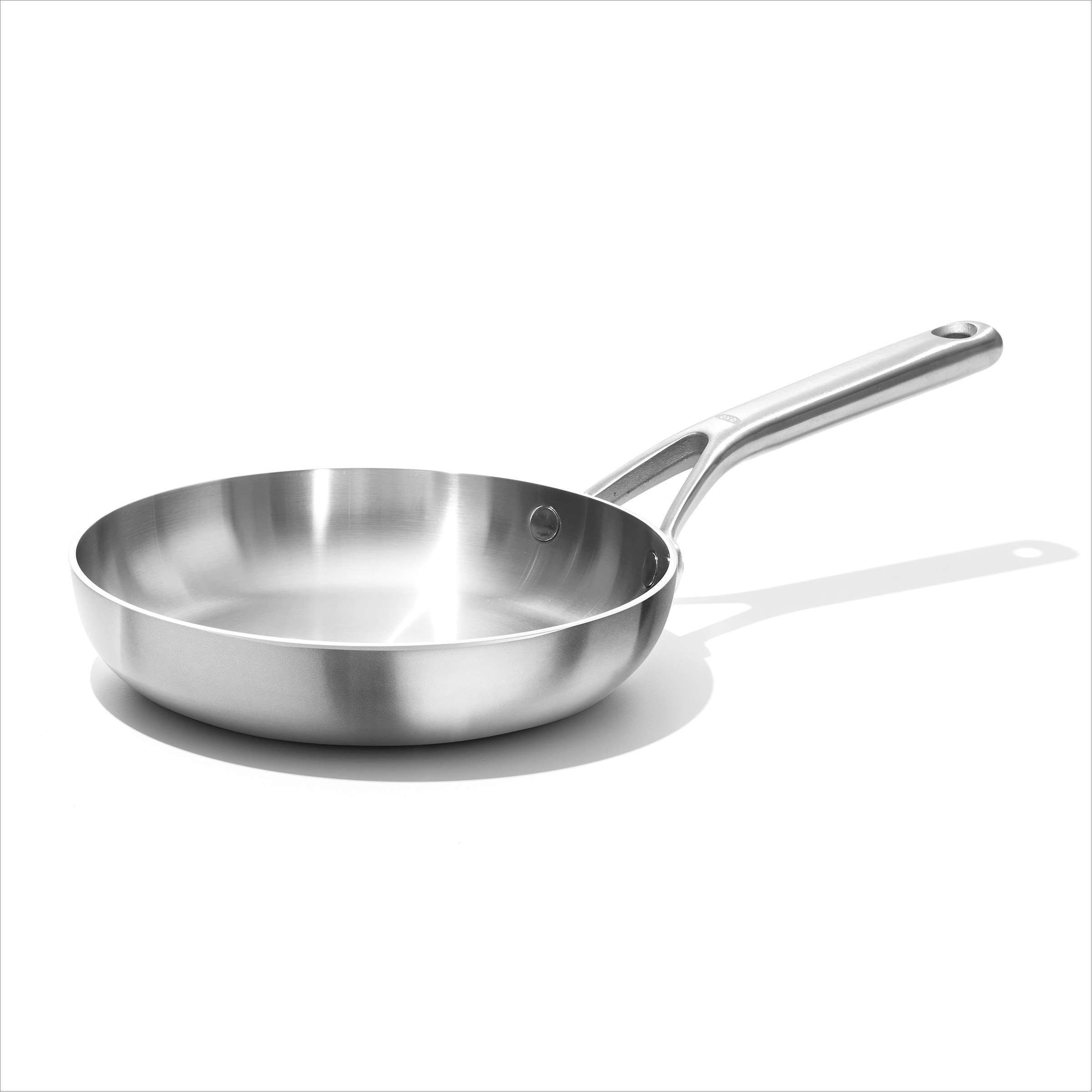 Mira Tri-Ply Stainless Steel 8" Frying Pan with Ceramic Coating