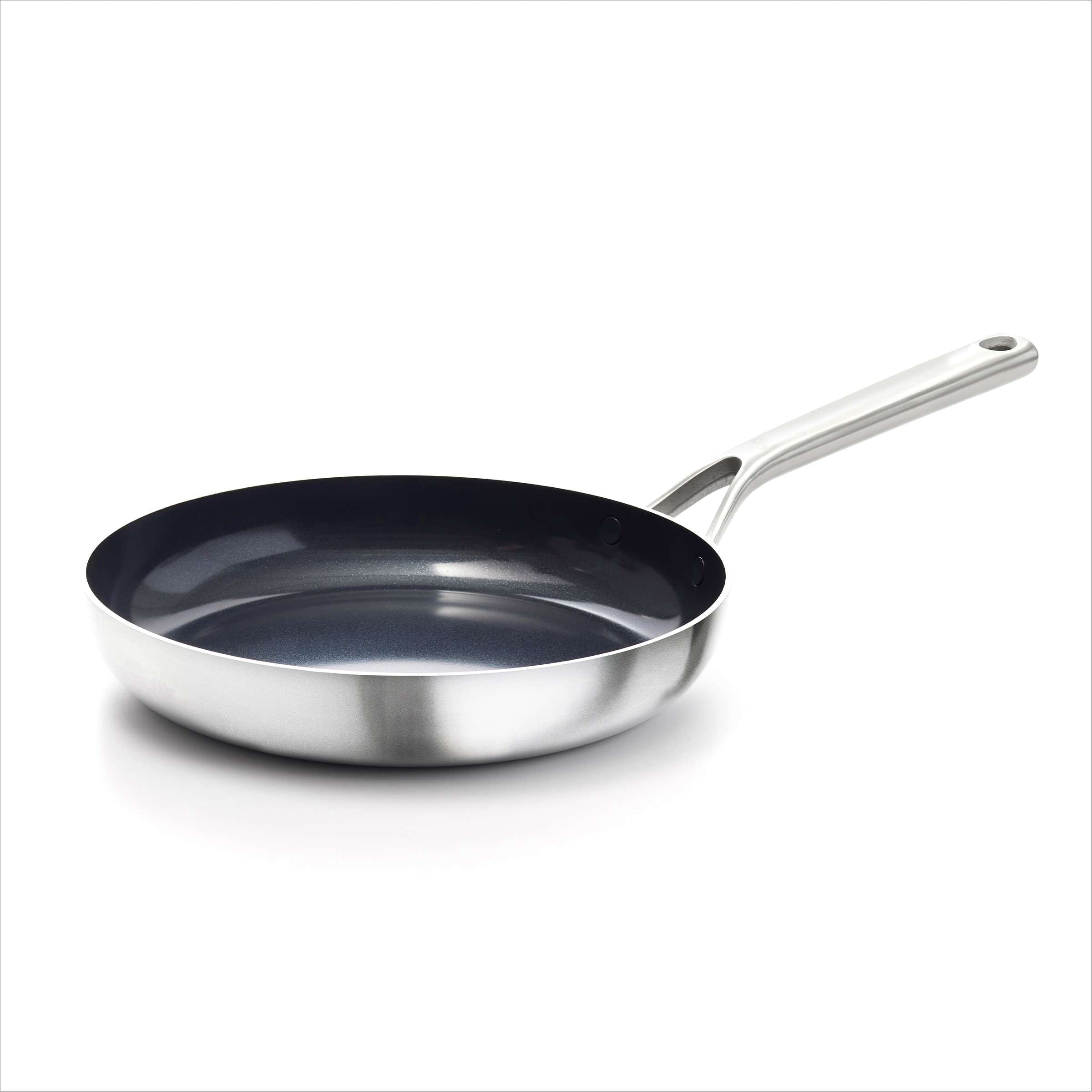 DELARLO Whole body Tri-Ply Stainless Steel 12inch Frying Pan With