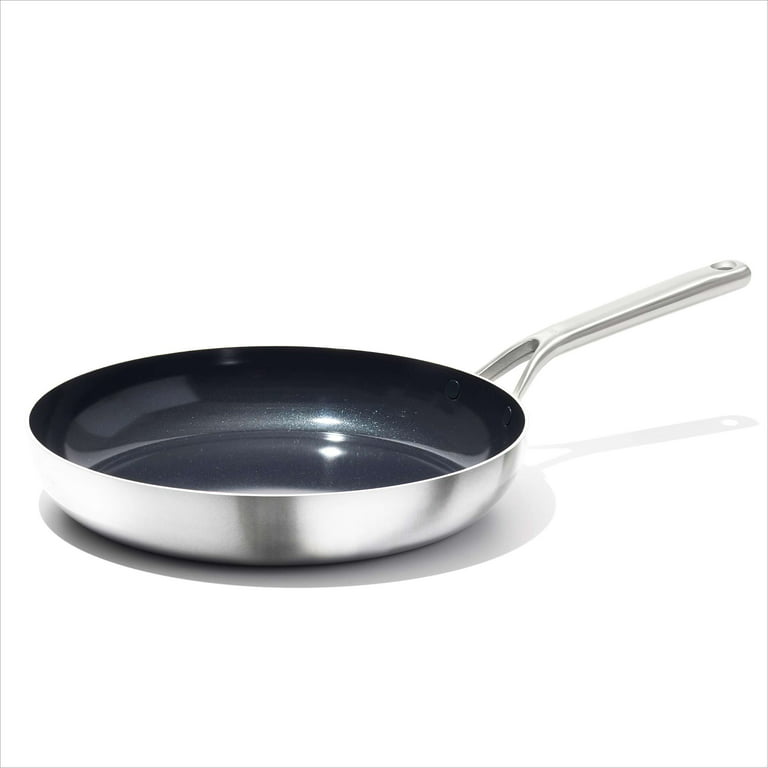 Tri-ply Stainless Steel Diamond Nonstick Frying Pan, 12 inch, 12