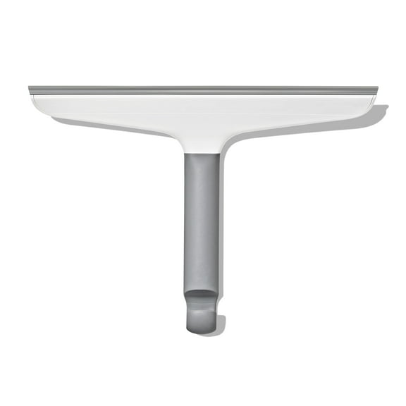 OXO Multi-Use Shower Squeegee with Hook, Streak-Free Cleaning for Glass Doors, Tile & Mirrors
