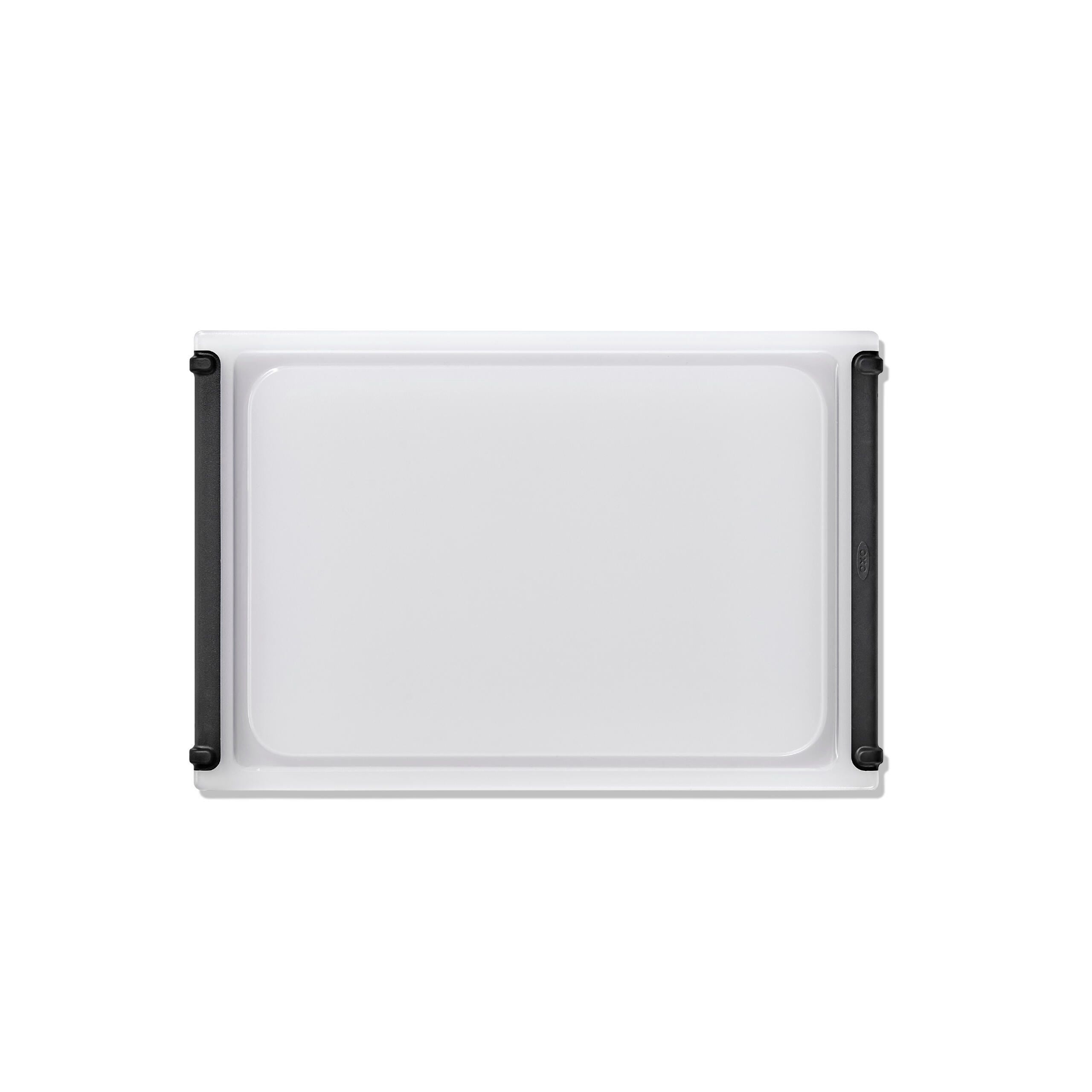 OXO Non-Slip Small Plastic Cutting Board with Juice Groove, Dishwasher Safe Kitchen Cutting Board for Fruits, Vegetables & Everyday Food Prep, 10.9 x 7.3 Inch
