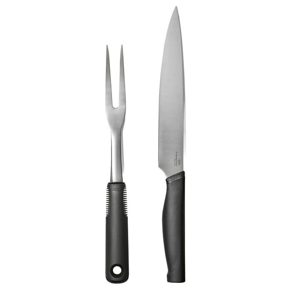 OXO SoftWorks 2-Piece Stainless Steel Carving Set