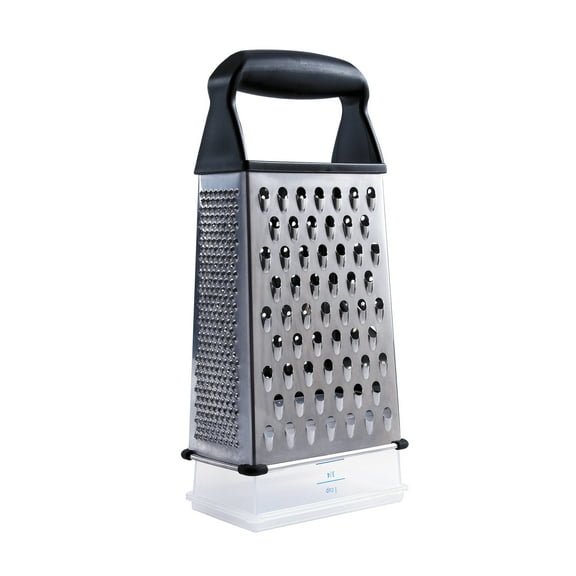 OXO SoftWorks 12" Stainless Steel Box Grater, Black
