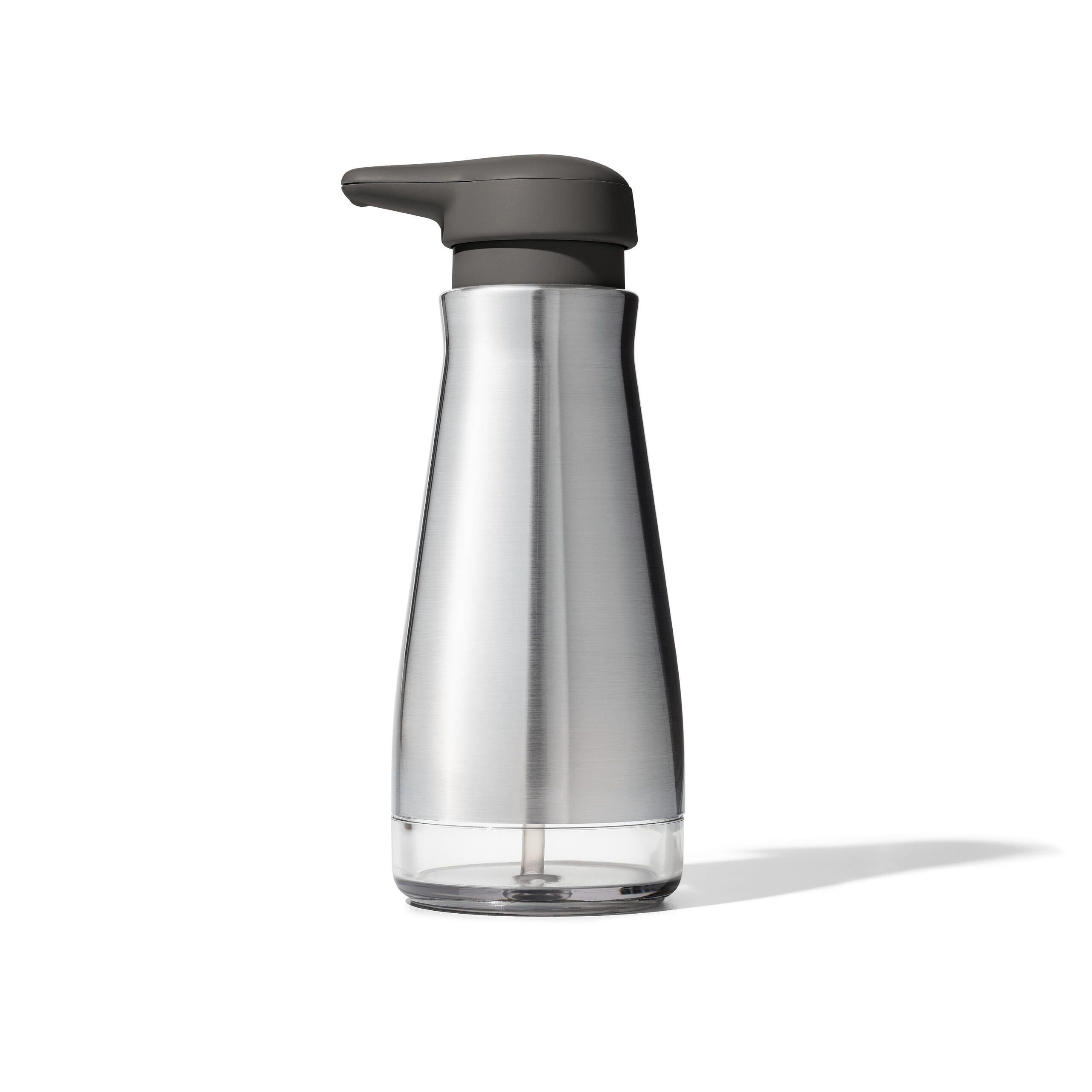OXO 12-Oz Soap Dispenser, Stainless Steel
