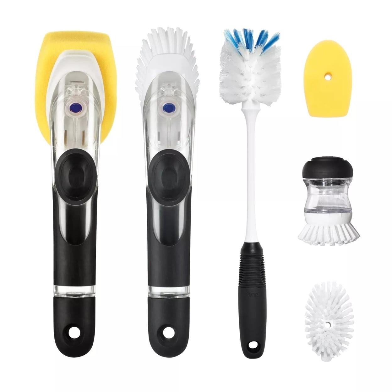 Oxo soap dispensing dish brush storage set hotsell