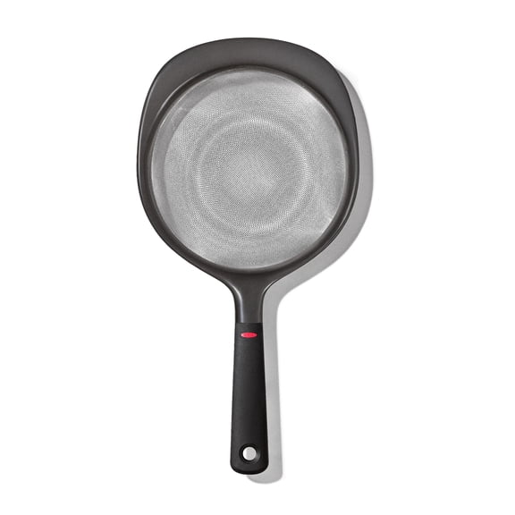 OXO SoftWorks 8-In Fine Mesh Strainer with Comfortable Non-Slip Handle – Stainless Steel Sieve
