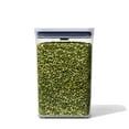 thumbnail interactive-video image 1 of OXO POP Container 2.7-Qt Medium Rectangle Food Storage Container, White, 1 of 14