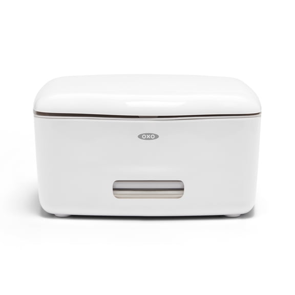 OXO SoftWorks Perfect Pull Flushable Wipes Dispenser, White