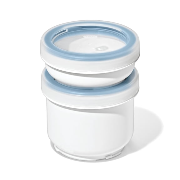 OXO Prep & Go Large Cup Duo 2-Piece Snack Container Set, Ocean Blue