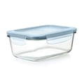 thumbnail image 1 of OXO SoftWorks Smart Seal 8.0 Cup Rectangle Glass Container - Arctic Blue, 1 of 10