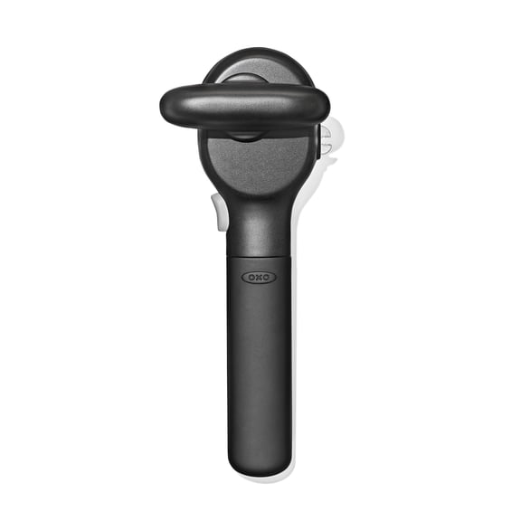 OXO SoftWorks Smooth Edge Can Opener  Side-Cutting, No-Touch Lid Removal, Stainless Steel Blade, Non-Slip Grip