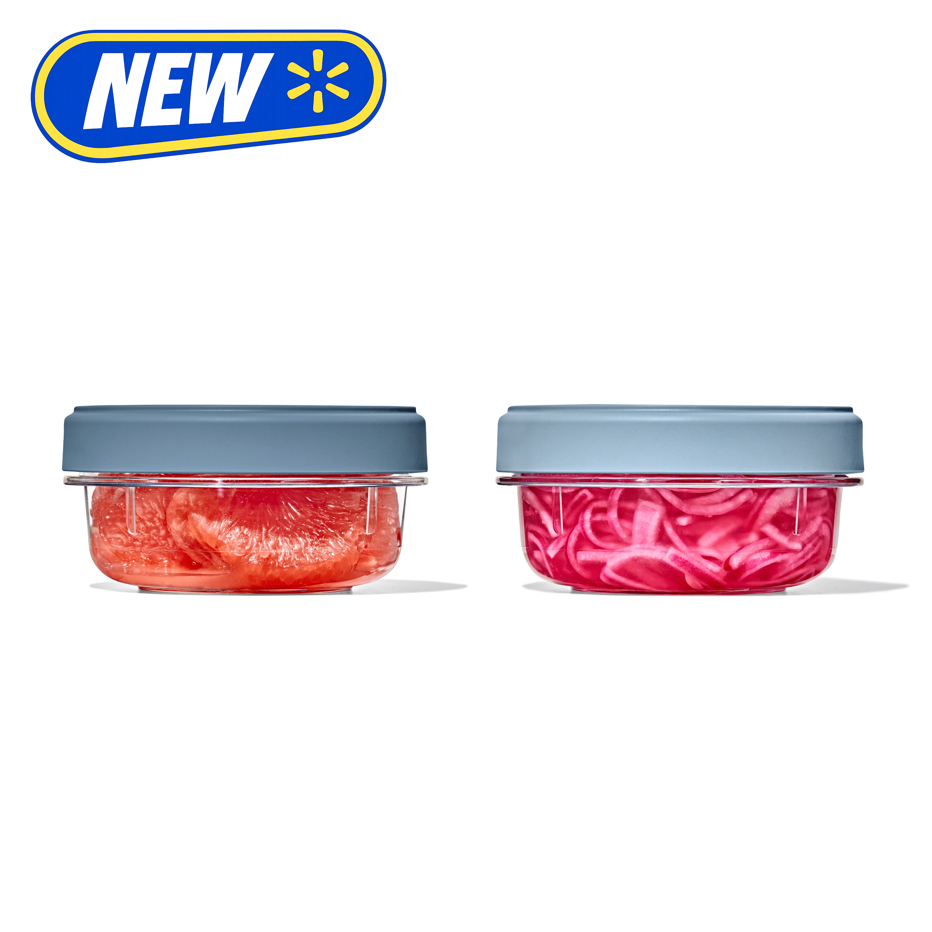 OXO Twist & Stack 12-oz Lunch Prep Container, 2-Pack, Ocean Blue