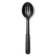 thumbnail interactive-video image 1 of OXO Softworks 13" Nylon Slotted Cooking Spoon, Black, 1 of 8