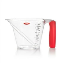 OXO Softworks 2-Cup Plastic Angled Measuring Cup, Red