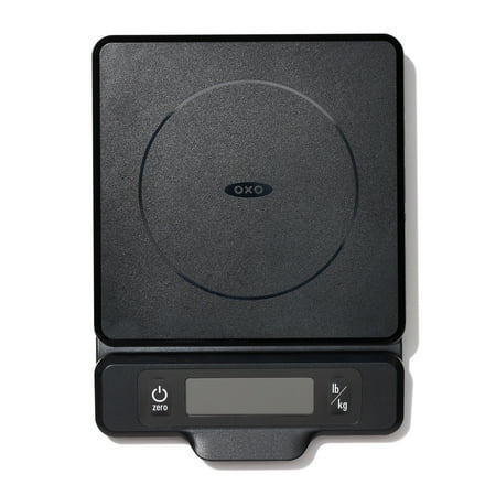 OXO Softworks 5 lb Food Scale with Pull-Out Digital Display, H 7.5" ,Black