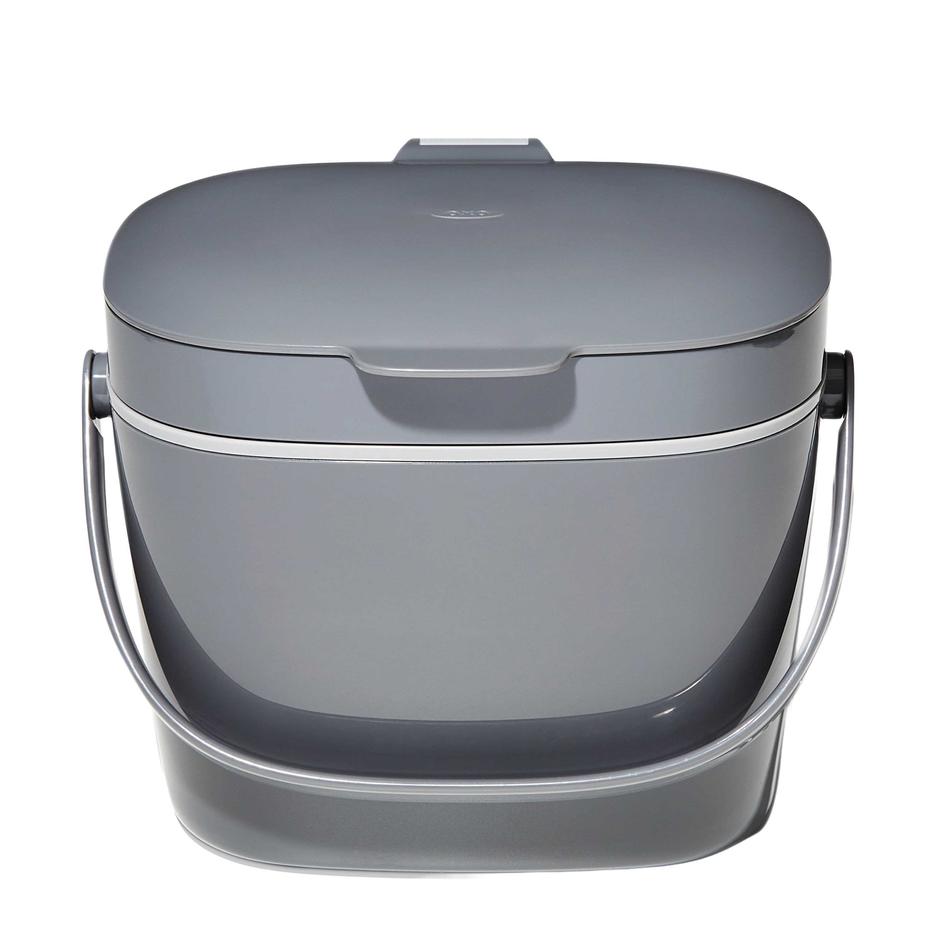 OXO 1.75-Gallon Kitchen Compost Bin with Lid, Charcoal