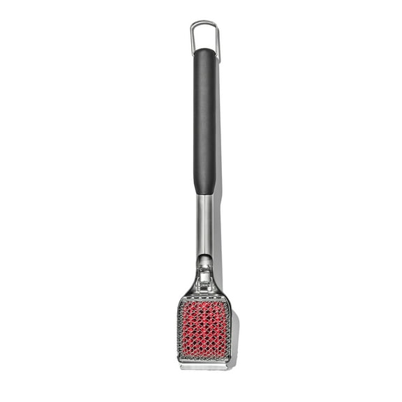 OXO Softworks Grilling Coiled Cleaning Stainless Steel Grill Brush with Replaceable Head