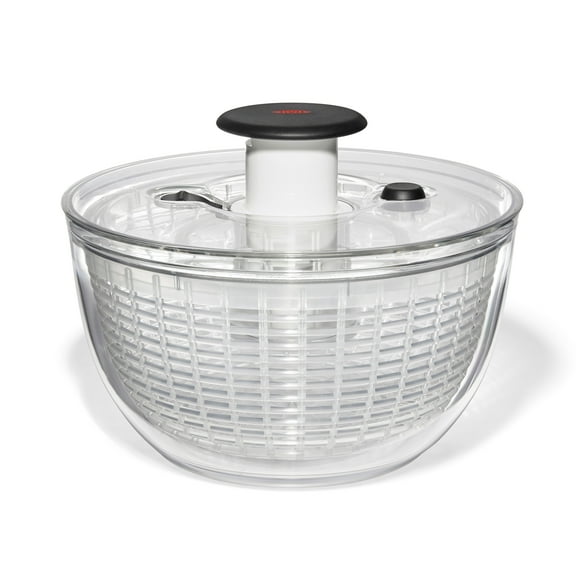 OXO Softworks Little Salad, Fruit and Herb Spinner, 3 Quart, Clear
