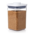thumbnail interactive-video image 1 of OXO POP Container 1.1-Qt Short Small Square Food Storage Container, White, 1 of 10
