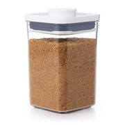 OXO POP Container 1.1-Qt Short Small Square Food Storage Container, White