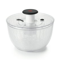 OXO Softworks Salad Spinner and Fruit Washer, 6.7 Quart, Clear