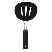 OXO Softworks Silicone Flexible Kitchen Spatula Pancake Turner, Black