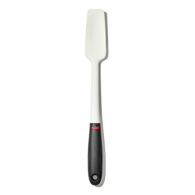 OXO Softworks Flexible Silicone Jar Spatula Kitchen Utensils & Cooking Tools Gadget, White