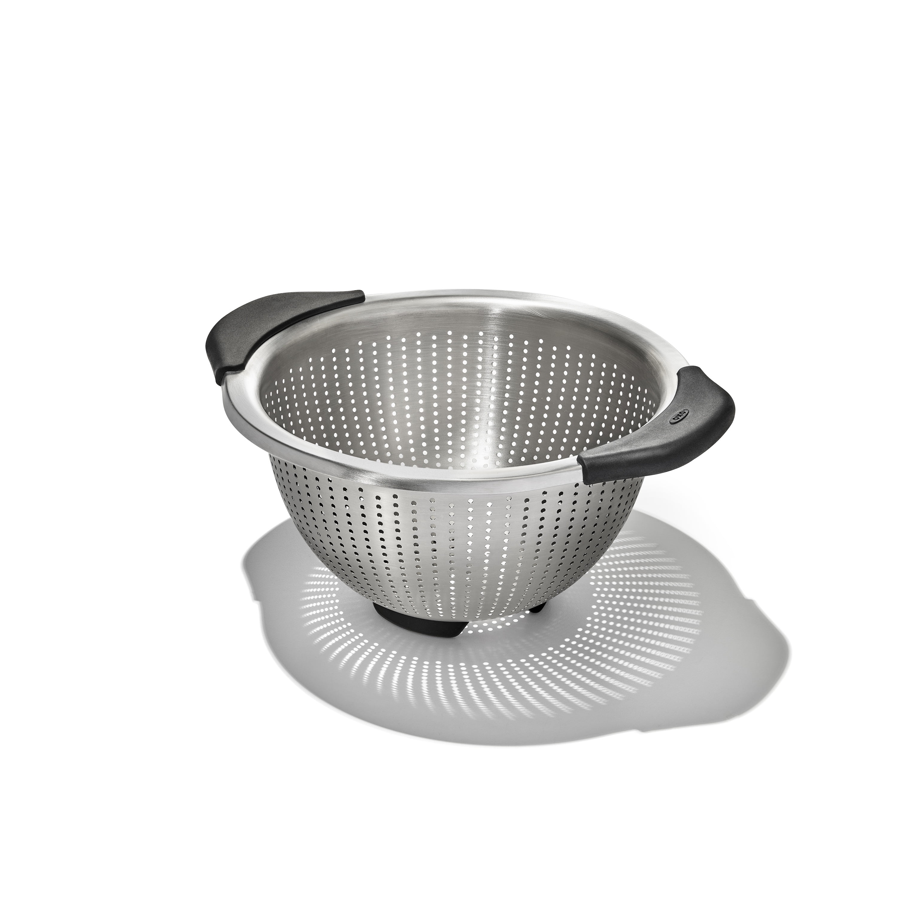 OXO SoftWorks 3-Quart Stainless Steel Colander with Non-Slip Handles and Elevated Base