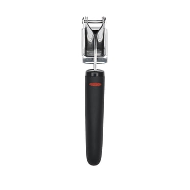 OXO Softworks Stainless Steel Garlic Press, Black 0.5 lb