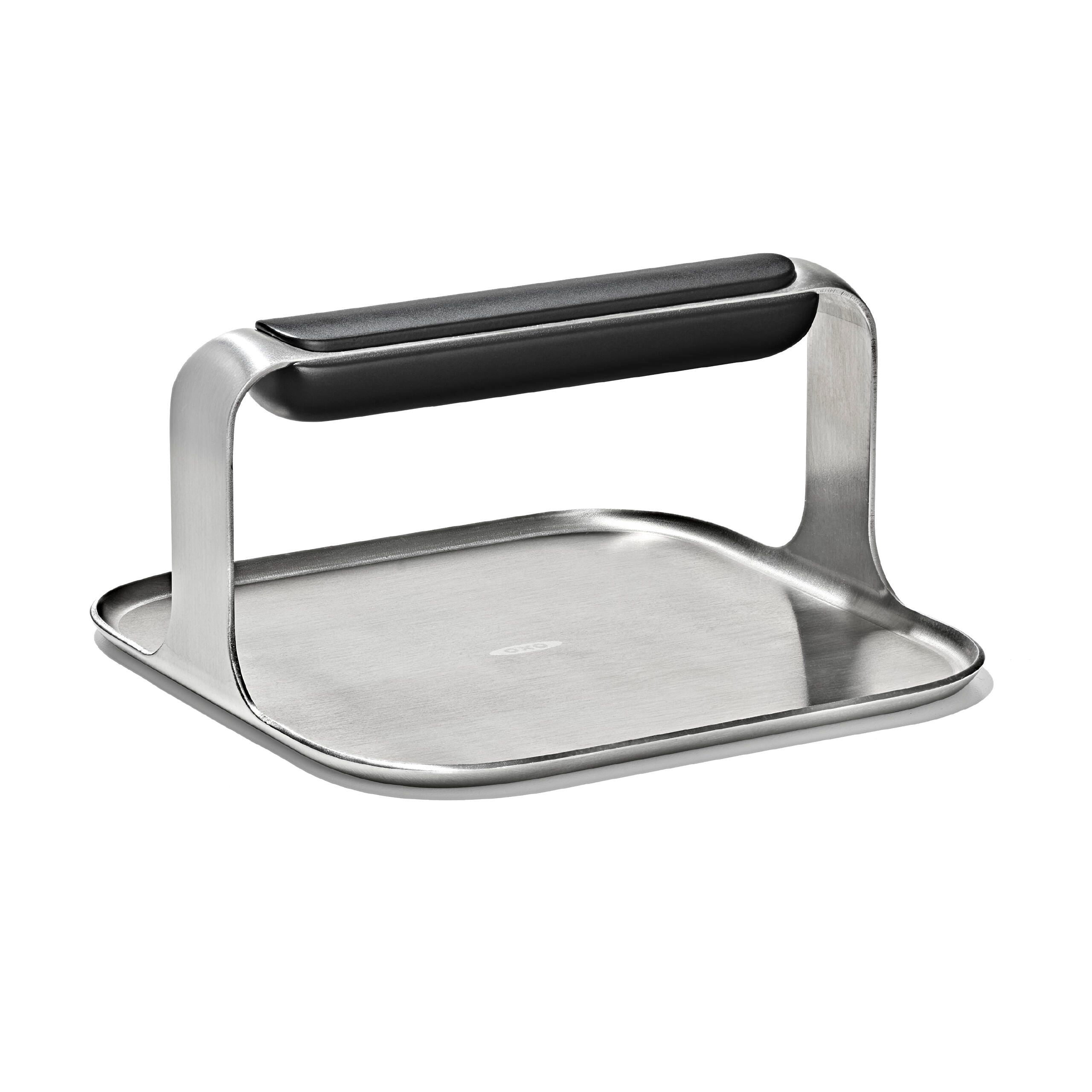 OXO Grilling Stainless Steel Burger Press, Heavy-Duty Smash Burger Press for Bacon, Sandwiches, Steaks and Griddle Cooking